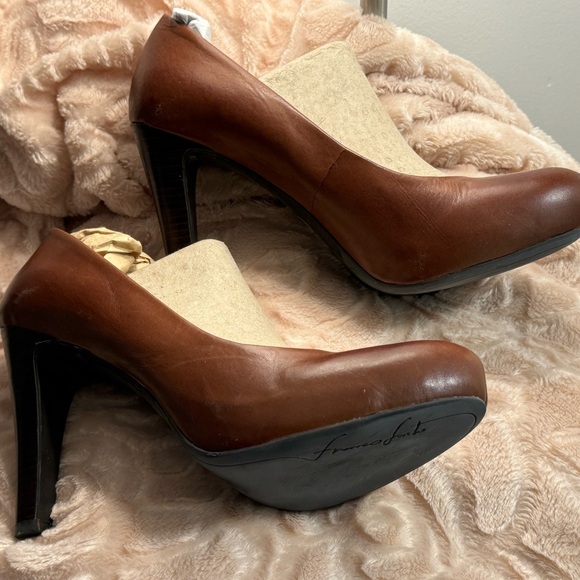 Franco Sarto platform stiletto size 9 brown new - Picture 3 of 5